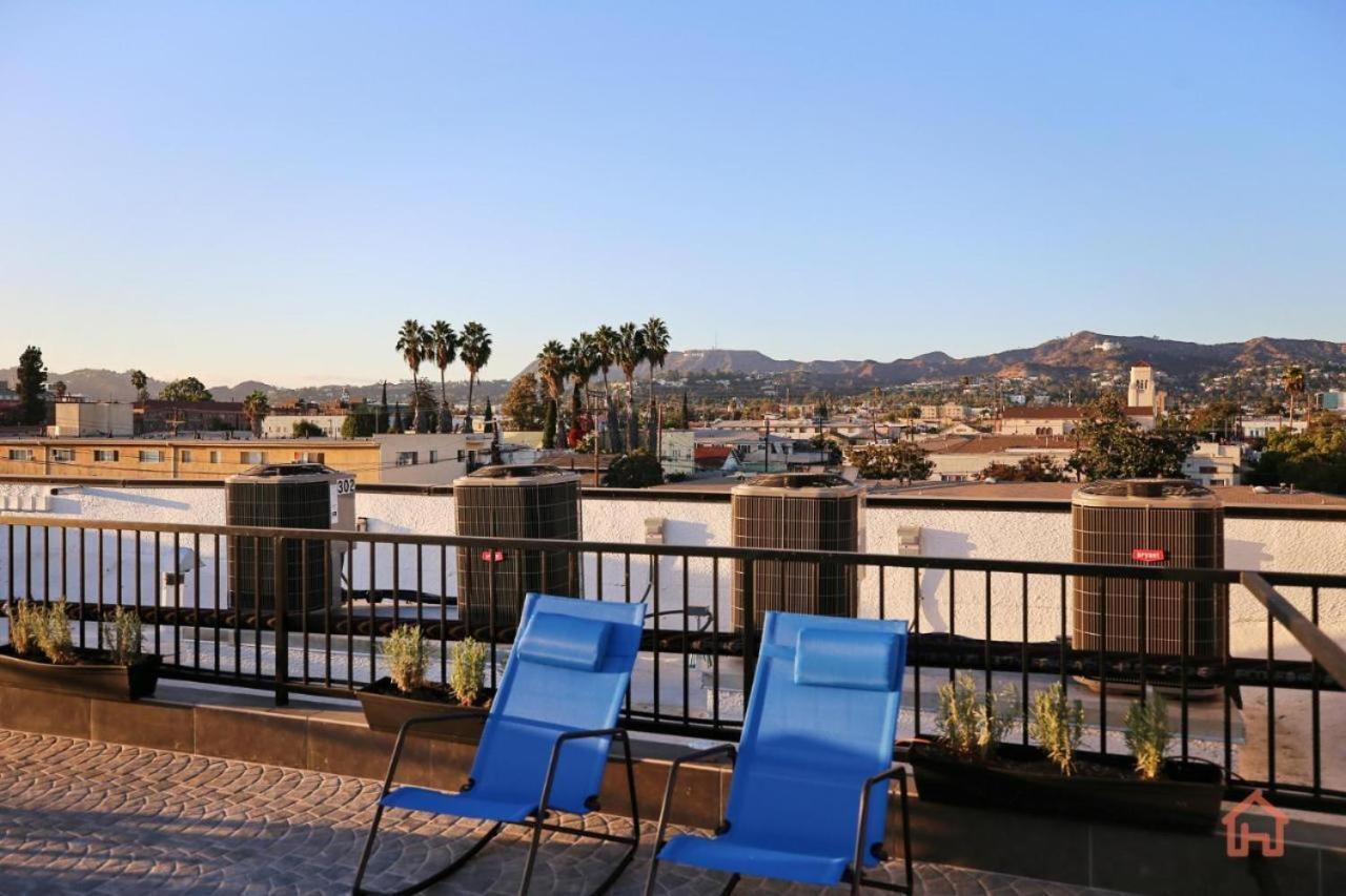 Blue Palm Hollywood Aprtments Los Angeles Exterior photo